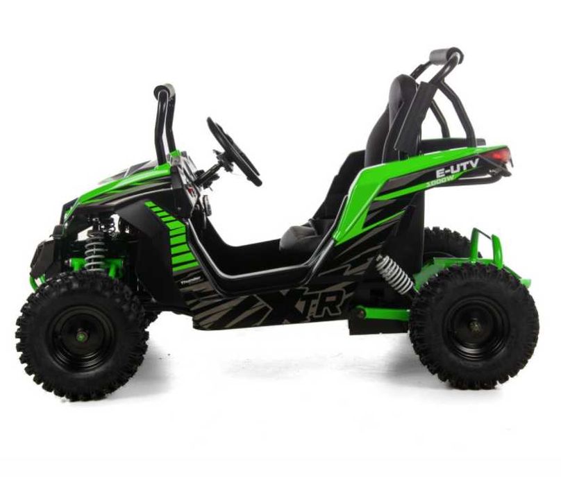 Mini E-UTV XTR, electric 1000W, culoare negru/verde