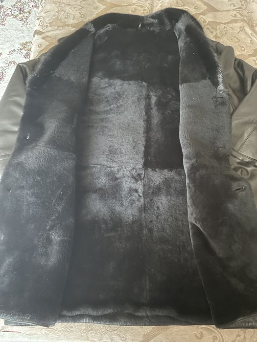 Дубленка мужская кожаная