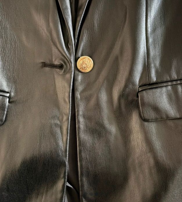 Blazer Zara din piele ecologică