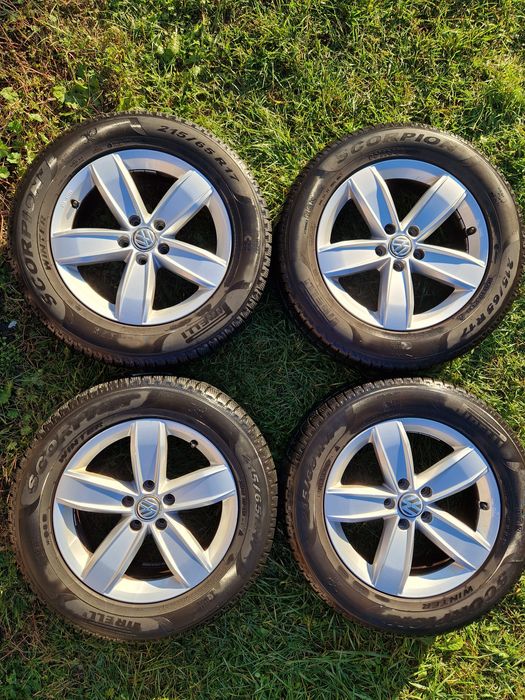 Roți iarnă, jante Al Vw Tiguan "Corvara ", R17, cauciucuri 215 65 17
