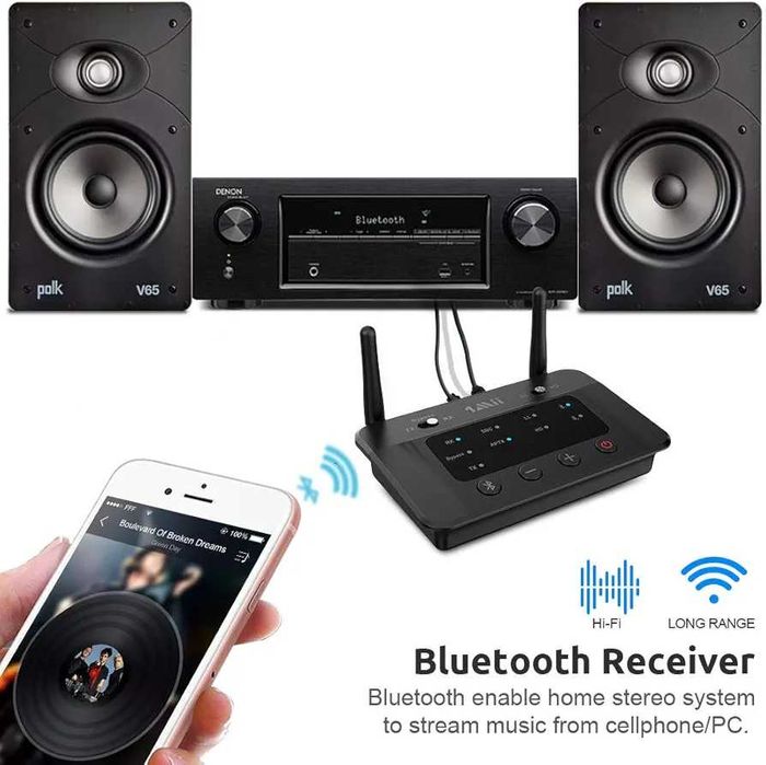 1Mii B03 Bluetooth 5.3 Transmitter Receiver