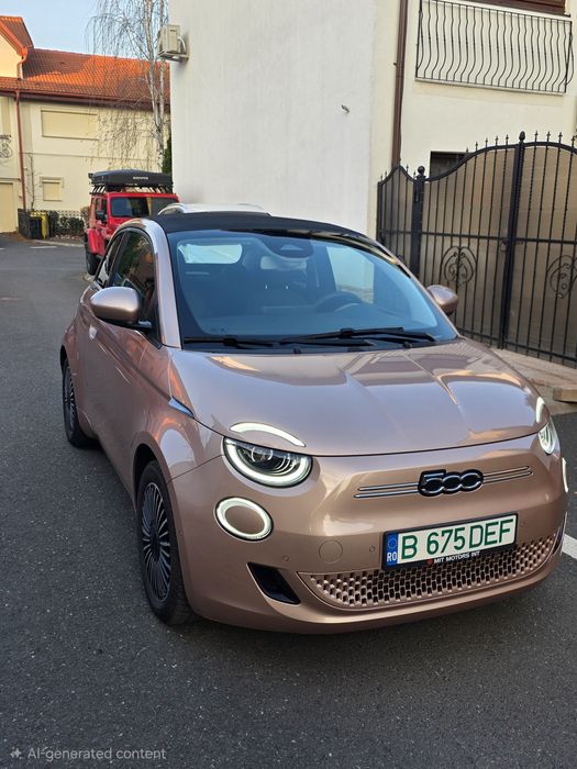 Fiat 500e Primul proprietar, decapotabil