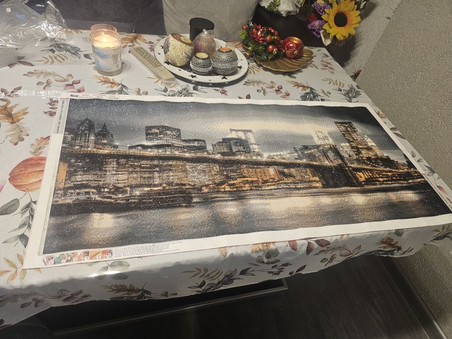 Диамантен гоблен с кръгли диаманчета