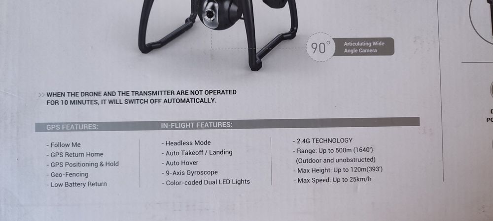 Дрон sj-rc s70w 1080p