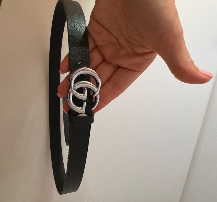 Curea subțire D&G piele