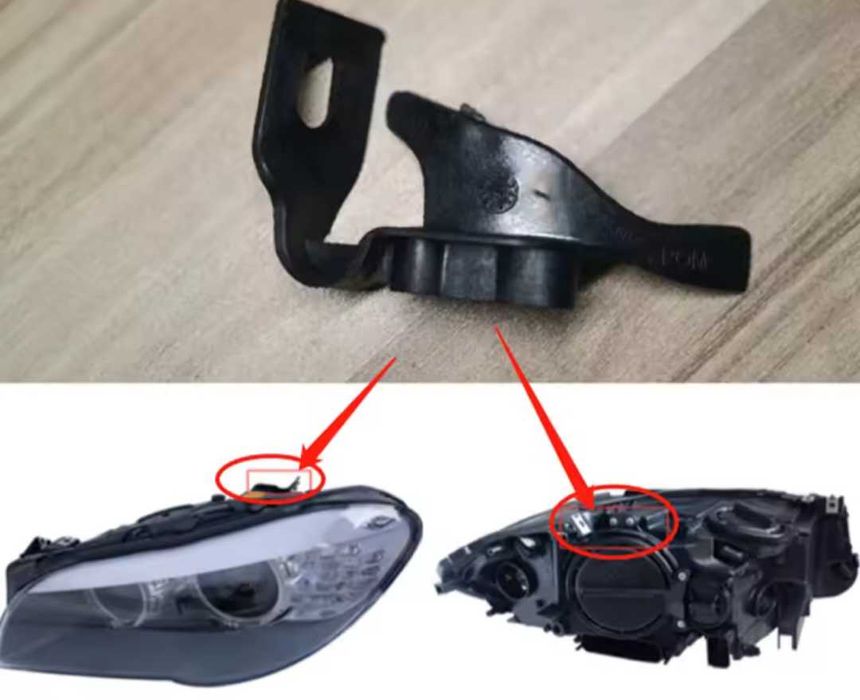 Държачи, уши за фаровете за BMW F07 F10 F18 БМВ Ф07 Ф10 Ф11 Ф18