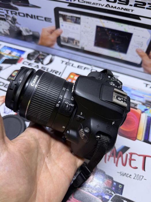 Canon EOS 100D + Obiectiv EFS 18-55mm / CreativAmanet