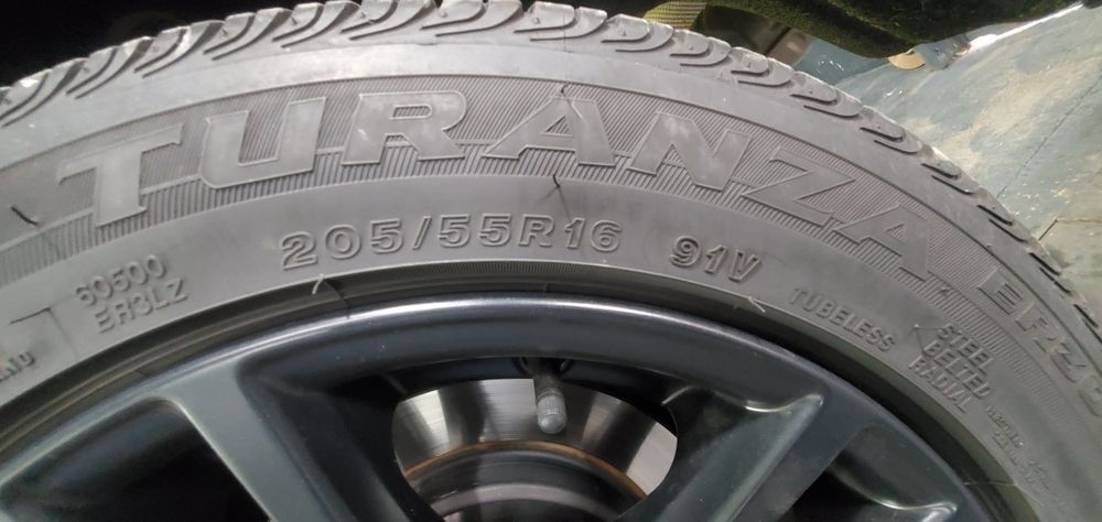 4x Anvelope Bridgestone Turanza ER300 I, 205/55 R16, RunFlat de VARĂ
