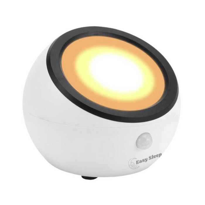 Уред за бял шум EasySleep, 24 мелодии, Нощна лампа със сензор, Сешоар