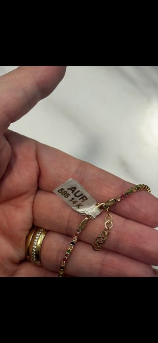 Set din Aur mosdelul Tennis