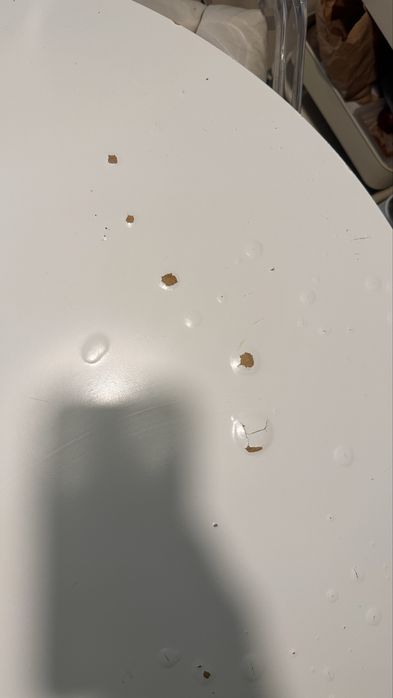 Vand masa alba rotunda ikea