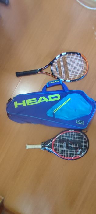 racheta de tenis babolat pure storm si husa de rachete head
