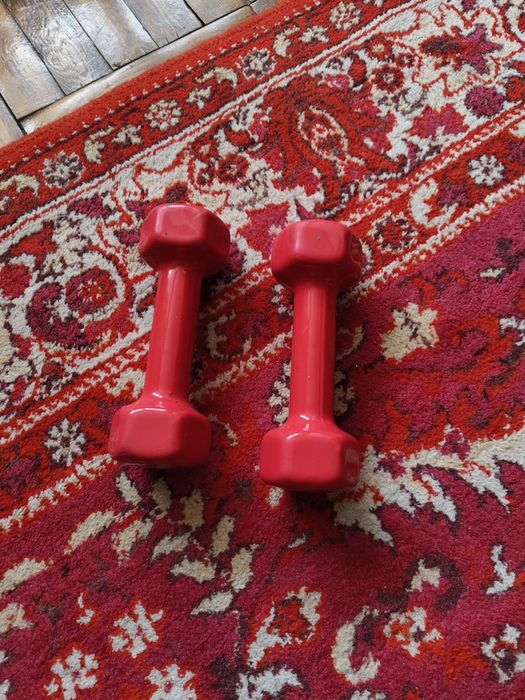 Продам гантели  покрытие резина