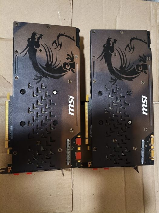 RX560 GTX 1070 видеокарты Gigabyte