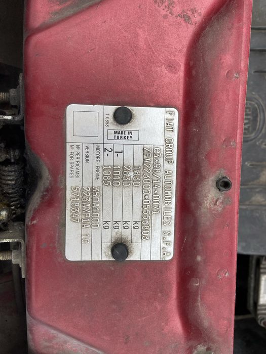 Fiat doblo 2008 benzina volan dreapta fara acte