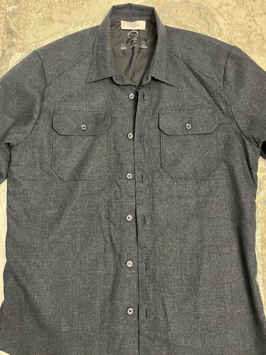 Рубашка - куртка шерстяная