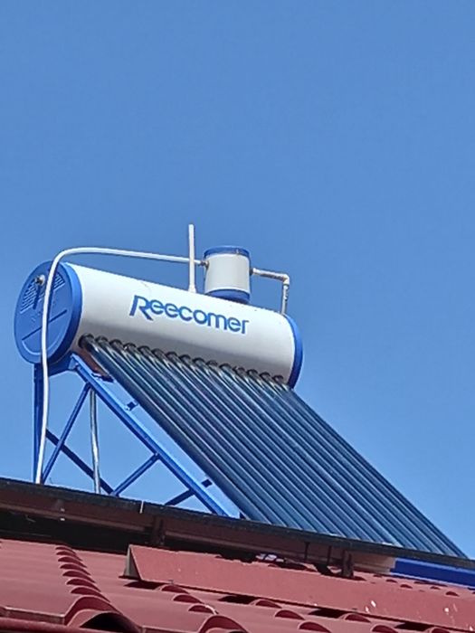 Vand sistem solar încălzit apa,panou,tuburi vidate,inox,cu instalație