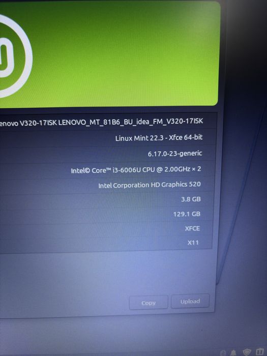 Vand laptop Lenovo v320