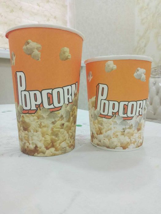 Бумажные стаканчики  для кукуруза