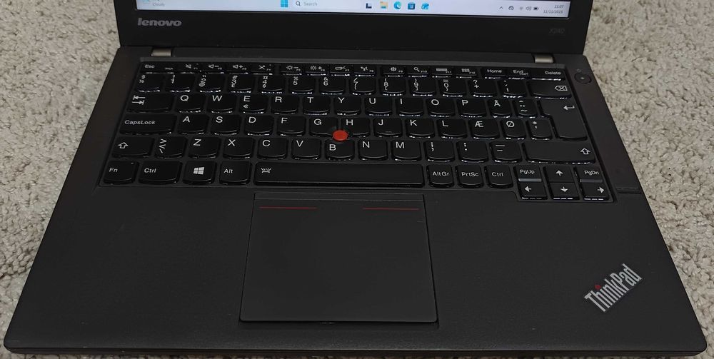 Laptop Lenovo ThinkPad X240 I5 4300u SSD 500Gb Ram 8Gb 12.5.''