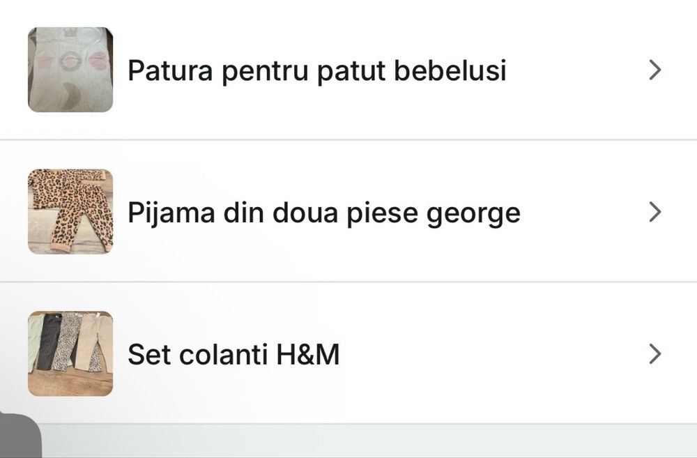 Set de haine marime 80