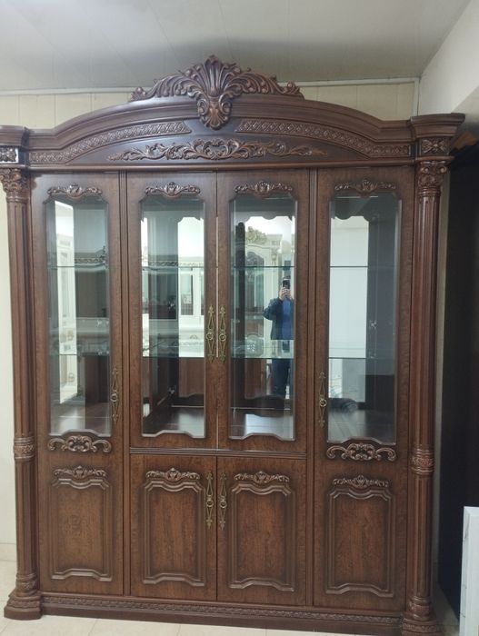 Стенка пинал камод размер обшый 404 см камод 230 см пинал 87 см сфати