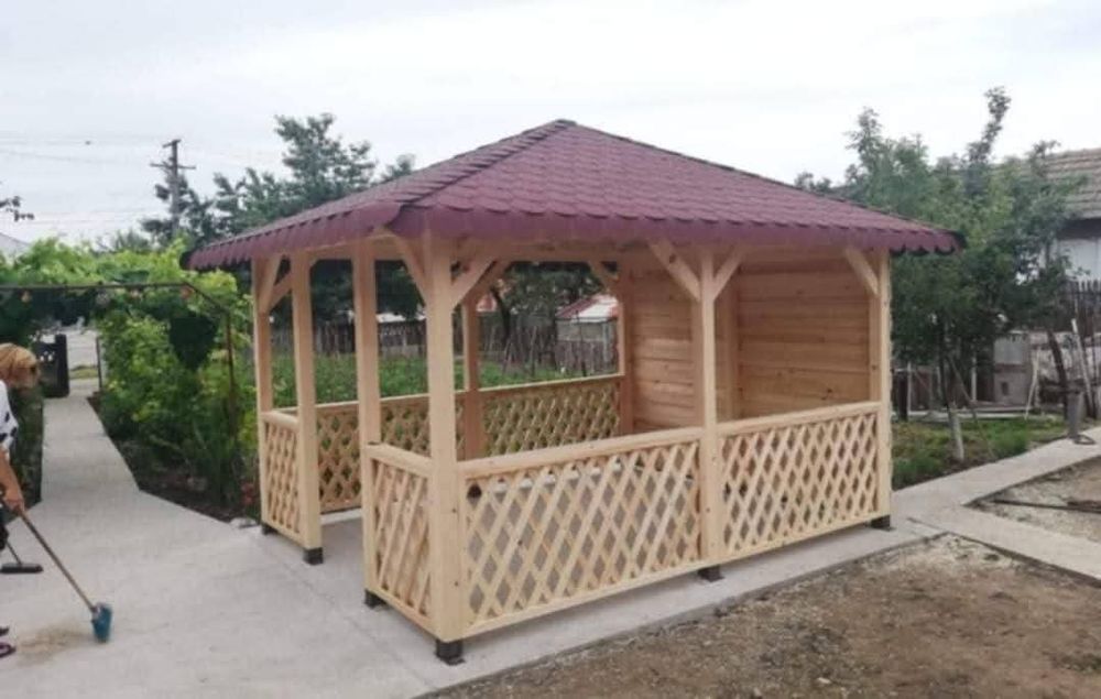 Foisoare și terase din lemn moderne facem orice suprafață dorită de cl