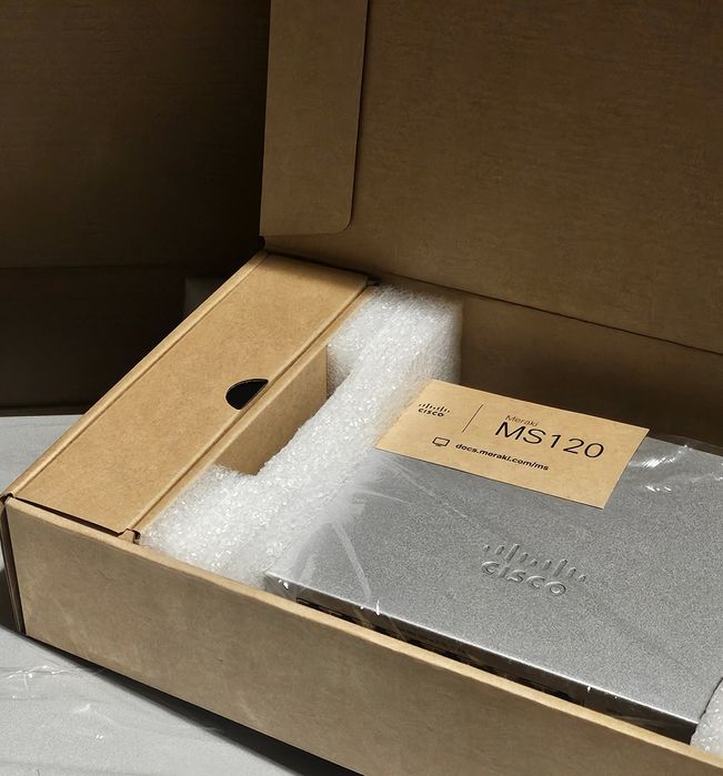 Cisco Meraki MS120-8LP Switch 8 Porturi PoE+ SIGILAT / NOU / NEFOLOSIT + Sursa Inclusa + Transfer Dashboard