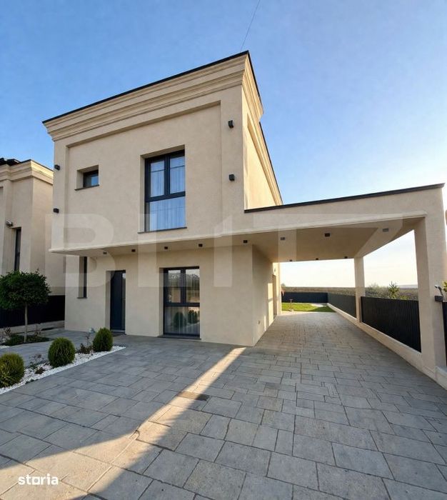 Casa moderna, finisaje premium, 500 mp teren, zona Lisaura