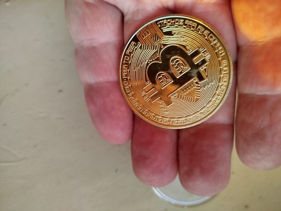 Monedă Bitcoin de colecție
