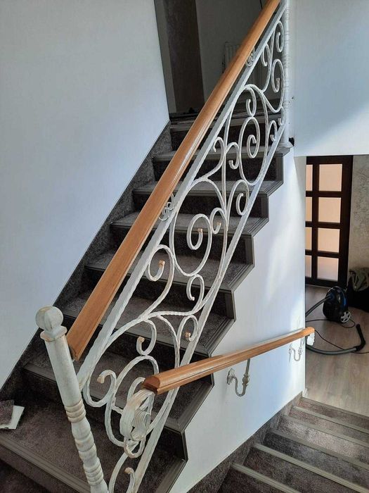 Balustrade fier forjat si inox,plata cu card ,