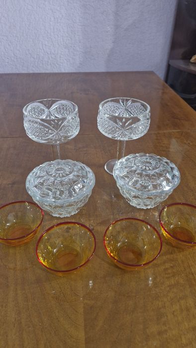 Для варенья хрустальные и стекляные  посуды