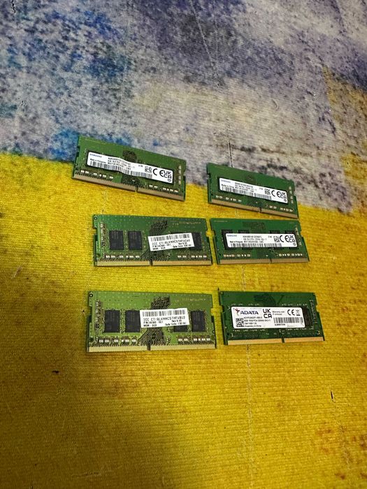 lot 10 x ram laptop 8 gb ddr 4 placuta si 1x 16 gb ddr4
