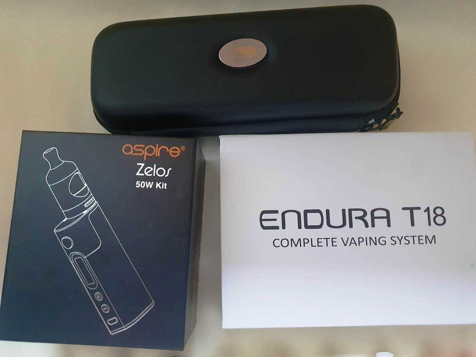 Kit: Aspire zelos 500W +Red Kiwi 504 T + Endura T-18+ lichide aromate