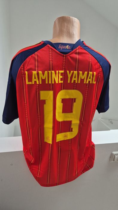 Tricou fotbal Spania Lamine Yamal mărime XL Cupa Mondiala