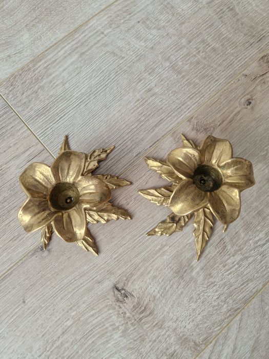 Set 2 sfesnice din alama