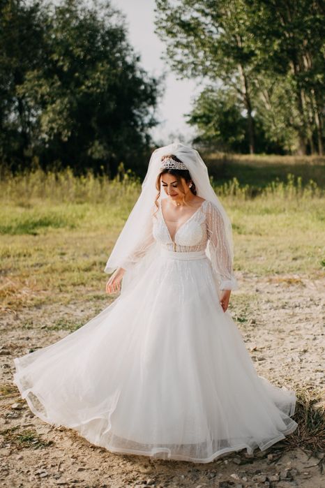 Rochie de mireasa stil printesa Noela