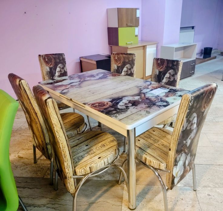 Set masa cu 6 scaune