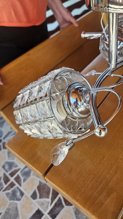 Lustră/Lampă de tavan modernă cu aspect de cristale