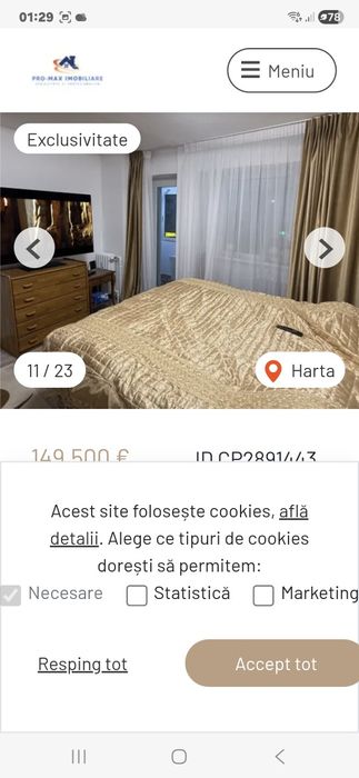 Apartament de vânzare 3 camere