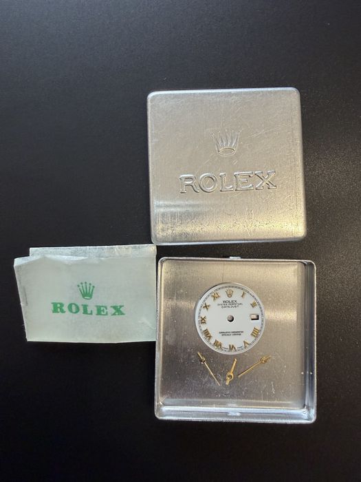 Cadran / Dial Rolex Datejust 26mm, gold , plus acele ceasului, complet