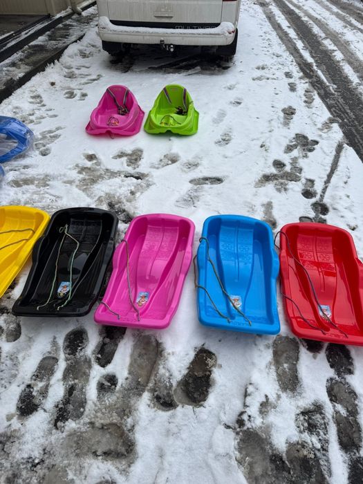 Sanie plastic bob copil diverse culori