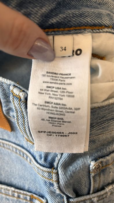 Дънки Sandro 34 размер