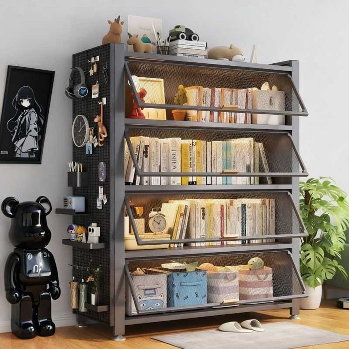 Библиотечный книжный стеллаж / Детский книжный стеллаж