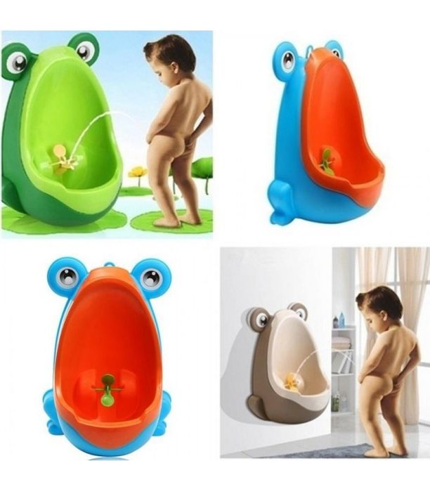 Писоар за деца под формата на жабка