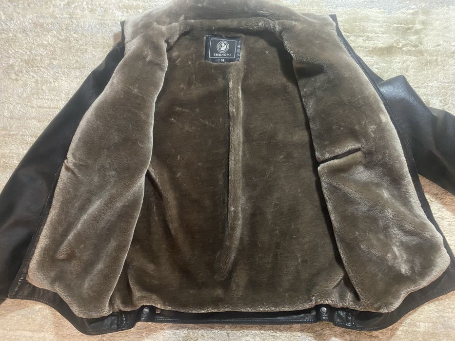 Куртка кожаная