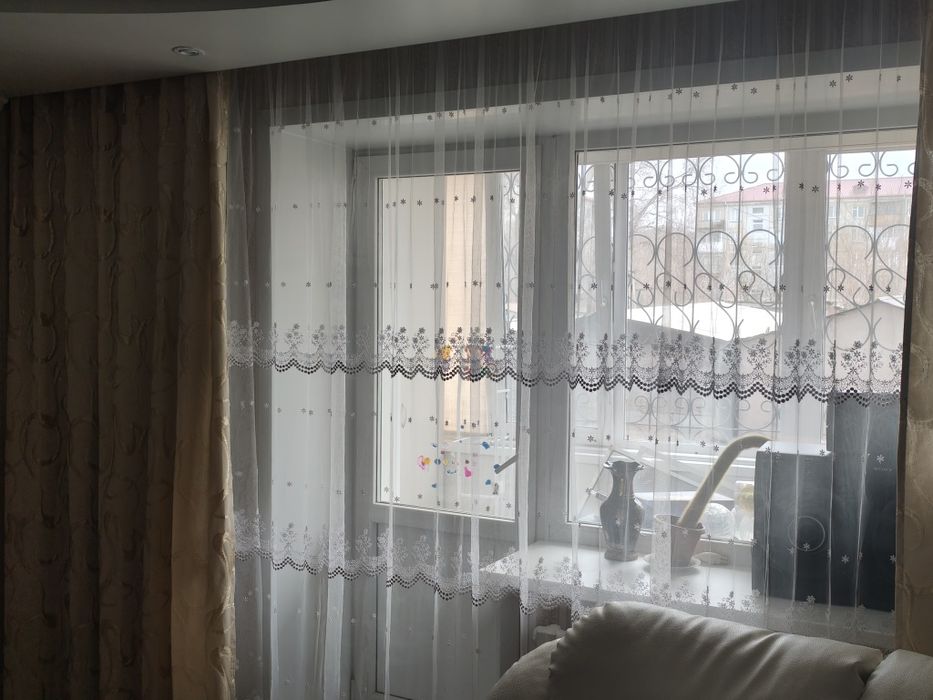 Срочно! Красивый тюль 4м × 2.5м