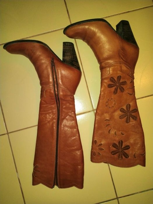 Дамски ботуши естествена кожа