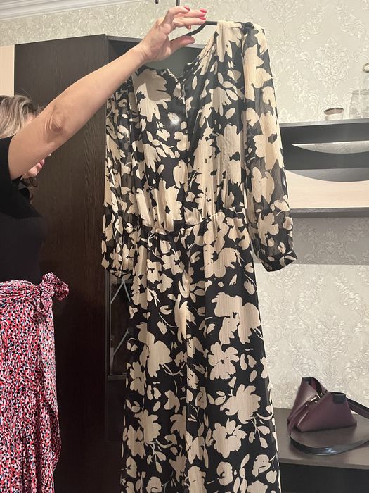 Длинное платье шифоновое