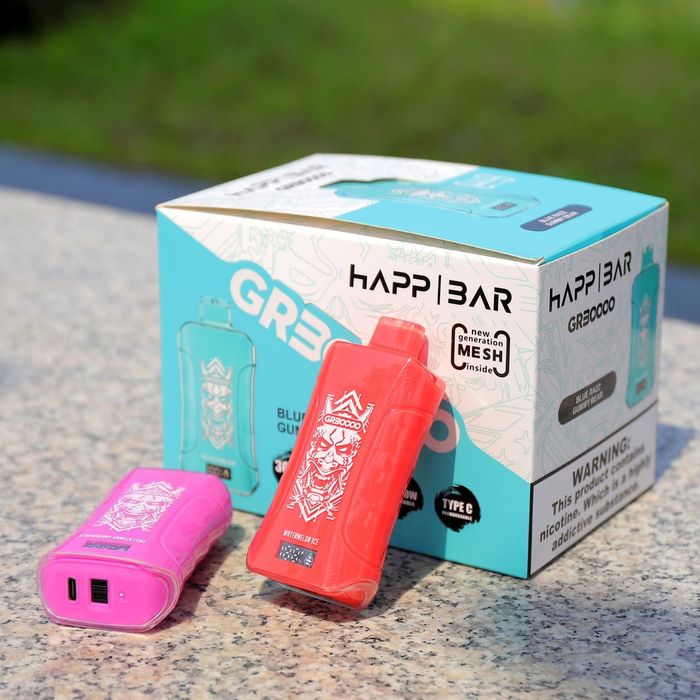 Happ Bar GR30000 • 2% • 30.000 pufuri • Multe arome disponibile